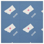 Montana Home State Love with Optional Heart Fabric