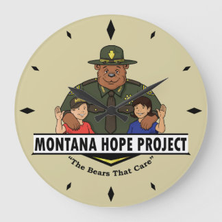 Montana Hope Project clock (tan)