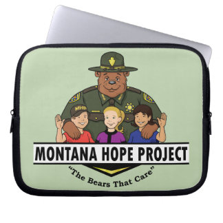 Montana Hope Project laptop sleeve (teal)