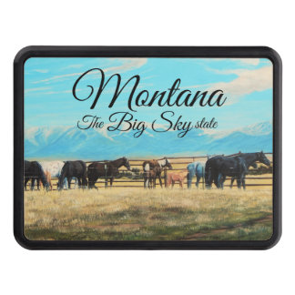 Montana horses, spring roundup, mares/babies hitch cover