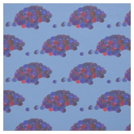 Montana Huckleberries Blue Huckleberry Fruit Berry Fabric