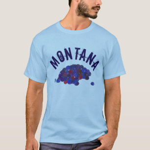 Montana Huckleberries Blue Huckleberry Fruit Berry T-Shirt