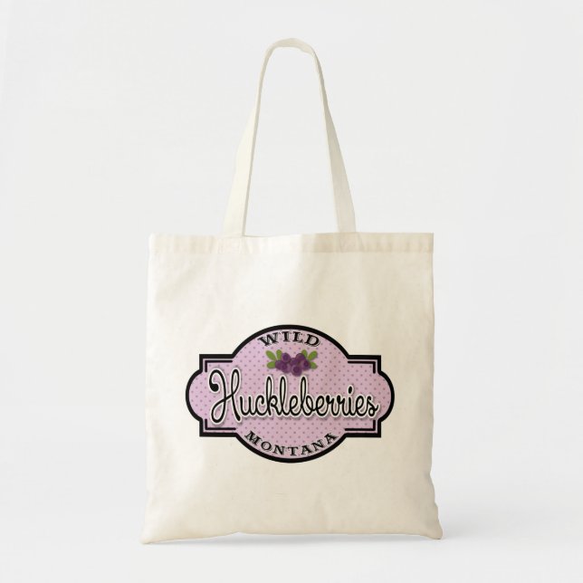 Montana Huckleberry Tote Bag (Front)