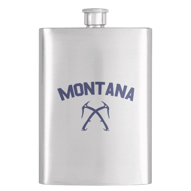 Montana Ice Climbing Flask (Front)