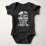 Montana Is Calling And I Must Go Bear And Mountain Baby Bodysuit