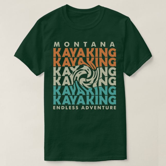 montana kayak adventure1  T-Shirt (Design Front)