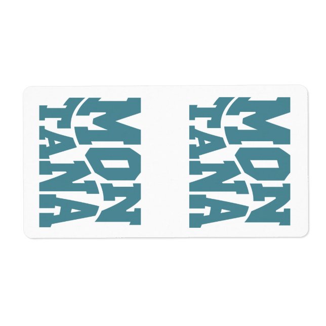 Montana Label (Front)