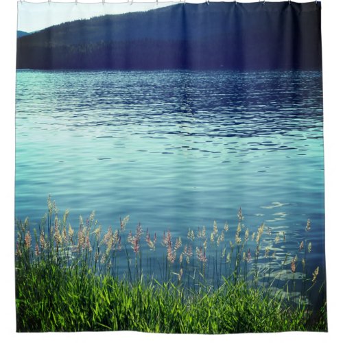 Montana Lake Shower Curtain