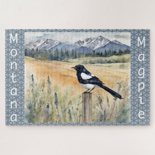 Montana Magpie Jigsaw Puzzle
