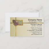 Montana Map Business Card (Front/Back)