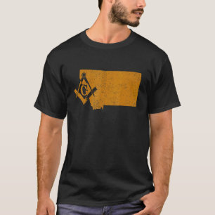 Montana Masons Grand Lodge Af&am Freemason Father' T-Shirt