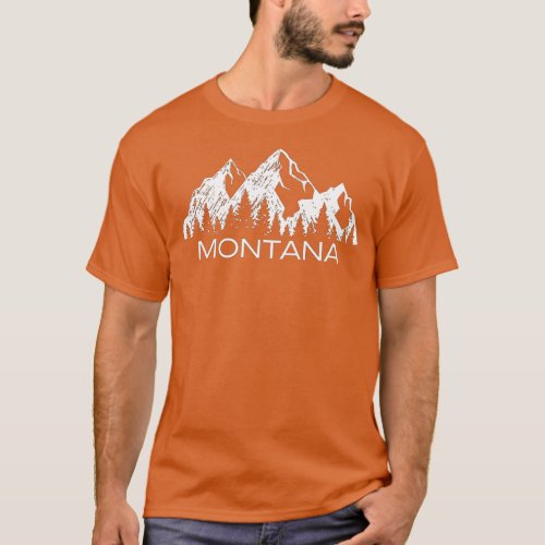 Montana  Montana Mountain Gift  Cool Montana  T_Shirt