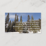 Montana Mountain Trails in Winter Business Card