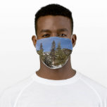Montana Mountain Trails in Winter Landscape Photo Adult Cloth Face Mask