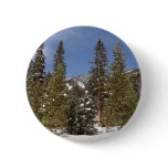 Montana Mountain Trails in Winter Landscape Photo Button