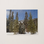 Montana Mountain Trails in Winter Landscape Photo Jigsaw Puzzle