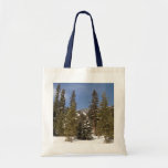 Montana Mountain Trails in Winter Landscape Photo Tote Bag