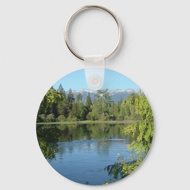 Montana Mountains Keychain (Front)