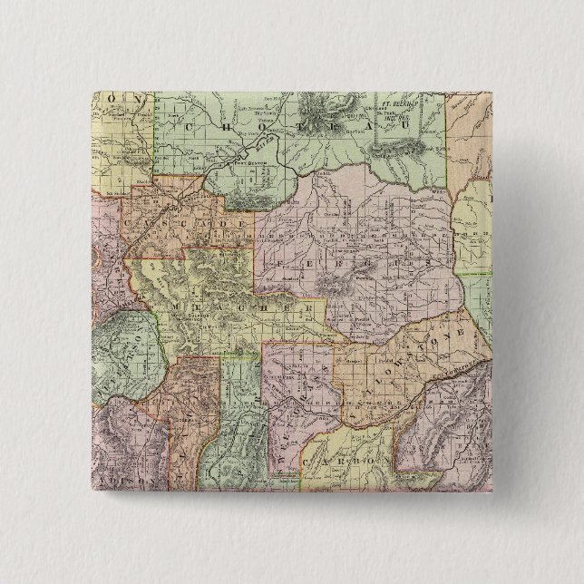 Montana Pinback Button (Front)