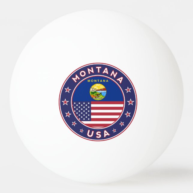 Montana Ping Pong Ball (Front)