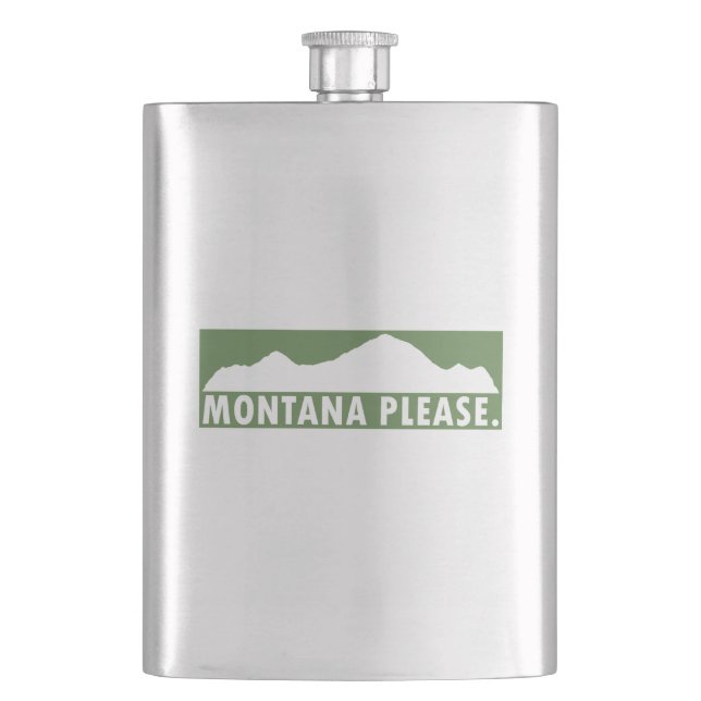 Montana Please Flask (Front)