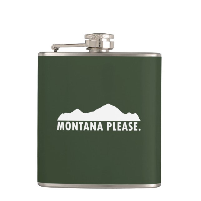 Montana Please Flask (Front)