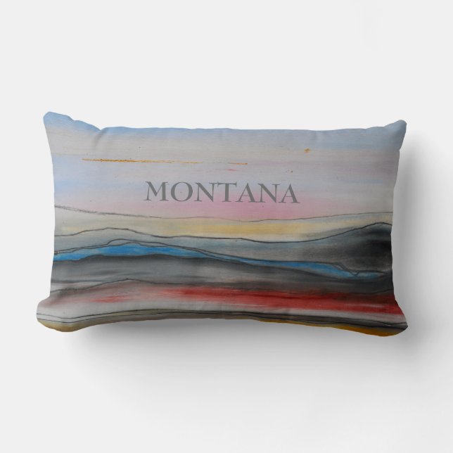 Montana Quote Pillow (Front)