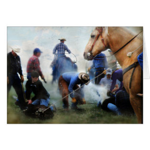 Montana Ranch Branding Cards
