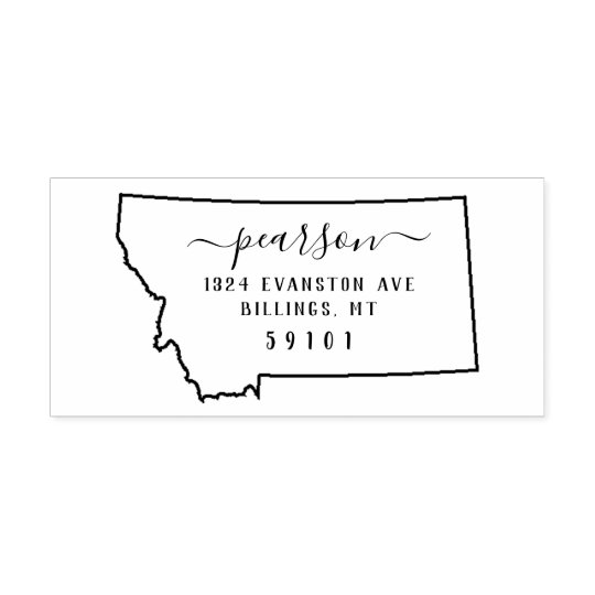 Montana Return Address Stamp SelfInking