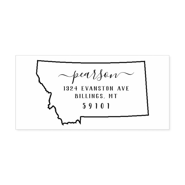 Montana Return Address Stamp Self-Inking (Design)