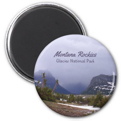 Montana Rockies Glacier National Park Landscape  Magnet