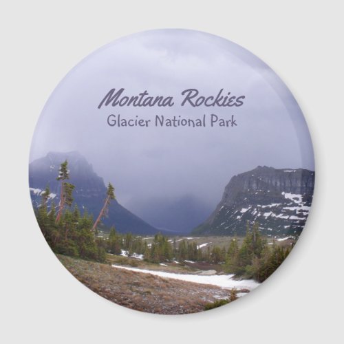 Montana Rockies Glacier National Park Scenic Photo Magnet