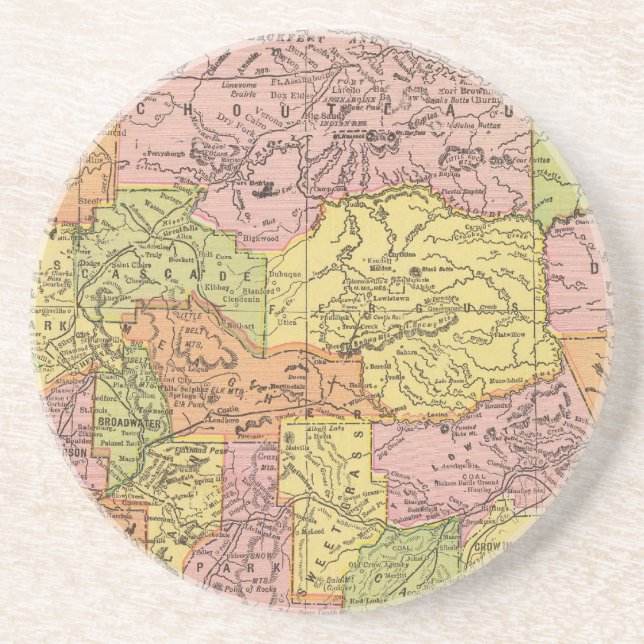 Montana Sandstone Coaster (Front)