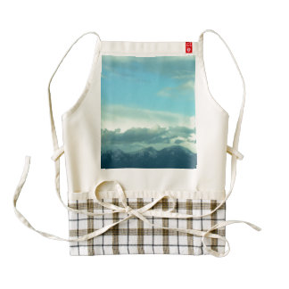 Montana Skies Zazzle HEART Apron
