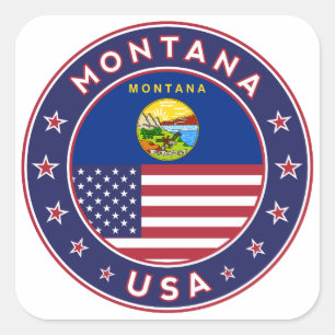 Montana Square Sticker