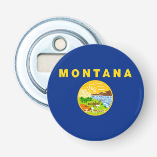 Montana State Flag Bottle Opener