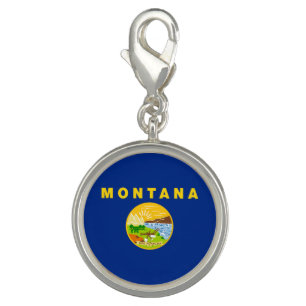 Montana State Flag Charm