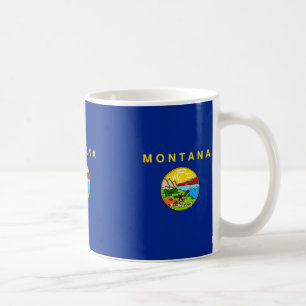 Montana State Flag Design Coffee Mug
