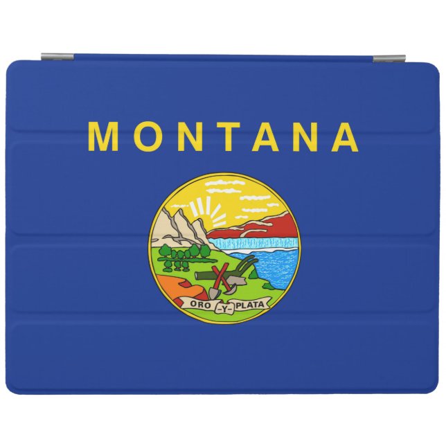 Montana State Flag Design Decor iPad Smart Cover (Horizontal)