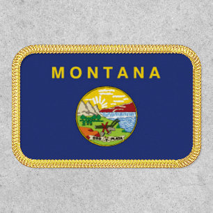 Montana State Flag Design Patch