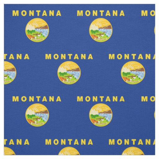 Montana State Flag Fabric