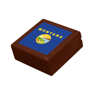 Montana State Flag Gift Box
