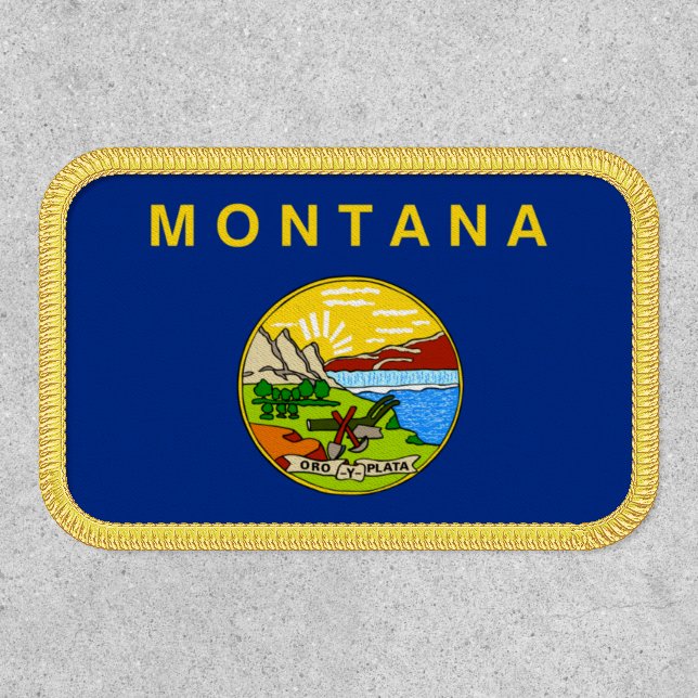 Montana State Flag Patch (Front)