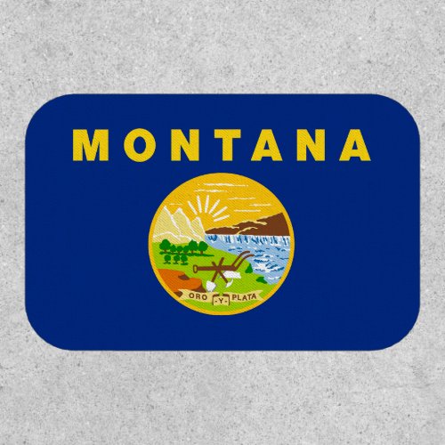 Montana State Flag Patch