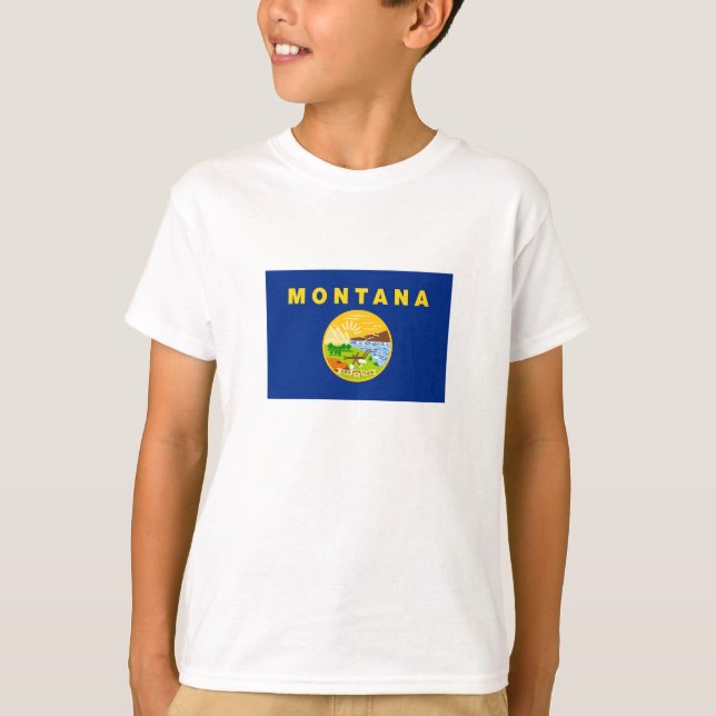 Montana State Flag T-Shirt (Front)