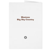 Montana State: Indian Tribes, Mountains, Prairie (Back)