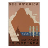 Montana State: Indian Tribes, Mountains, Prairie (Front)