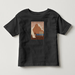 Montana State: Indian Tribes, Mountains, Prairie Toddler T-shirt