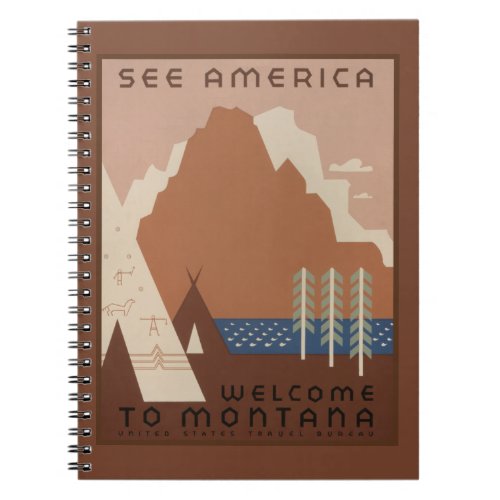 Montana State Native American Indian Tribes WPA Notebook