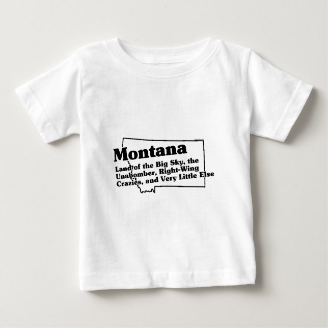 Montana State Slogan Baby T-Shirt (Front)